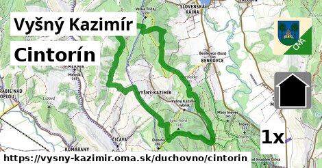 Cintorín, Vyšný Kazimír