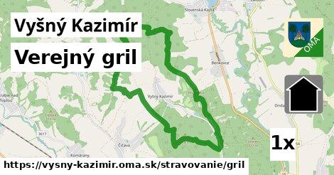 Verejný gril, Vyšný Kazimír