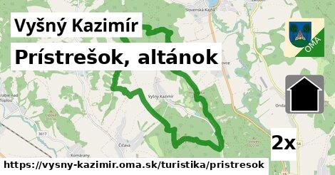 Prístrešok, altánok, Vyšný Kazimír