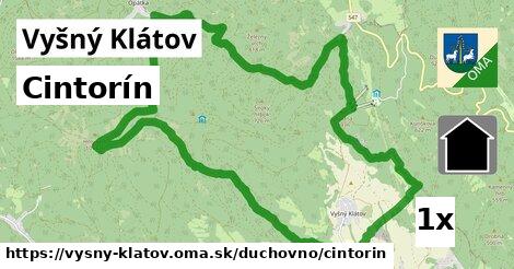 Cintorín, Vyšný Klátov