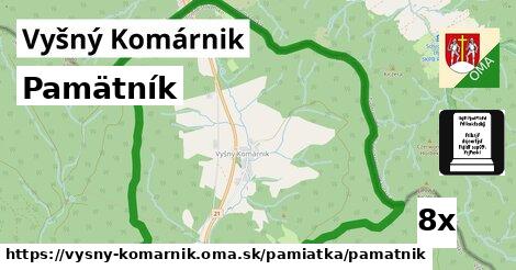 Pamätník, Vyšný Komárnik