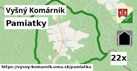 pamiatky v Vyšný Komárnik