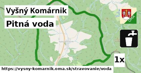 pitná voda v Vyšný Komárnik