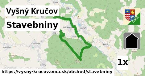 Stavebniny, Vyšný Kručov