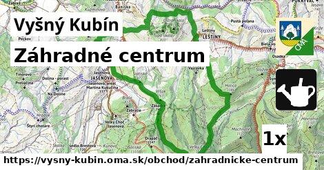 Záhradné centrum, Vyšný Kubín