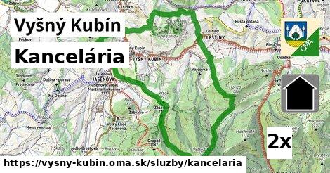 kancelária v Vyšný Kubín