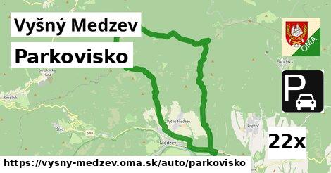 Parkovisko, Vyšný Medzev