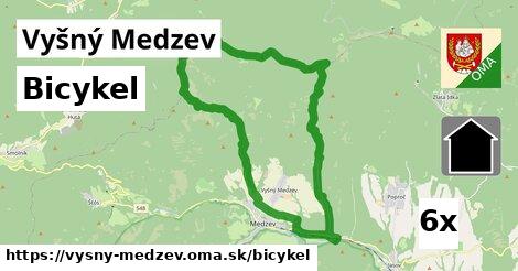 bicykel v Vyšný Medzev