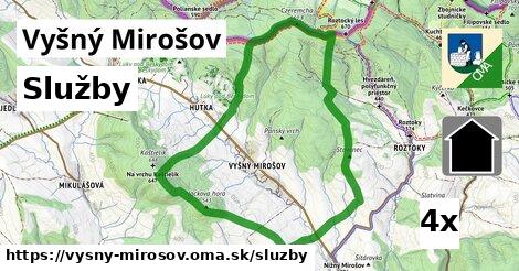 služby v Vyšný Mirošov