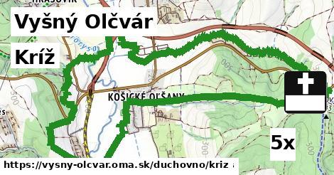 Kríž, Vyšný Olčvár