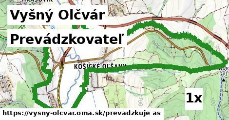 prevádzkovateľ v Vyšný Olčvár