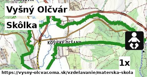 Skôlka, Vyšný Olčvár