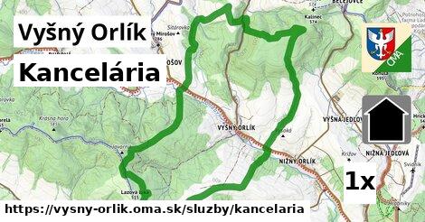 Kancelária, Vyšný Orlík