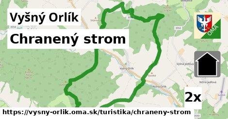 Chranený strom, Vyšný Orlík