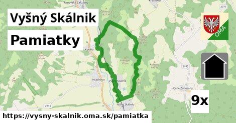 pamiatky v Vyšný Skálnik