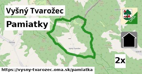 pamiatky v Vyšný Tvarožec