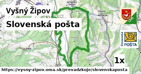 Slovenská pošta, Vyšný Žipov