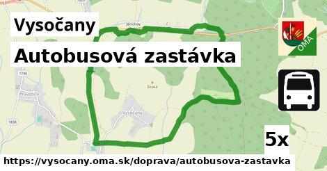 Autobusová zastávka, Vysočany