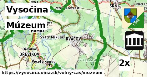 Múzeum, Vysočina
