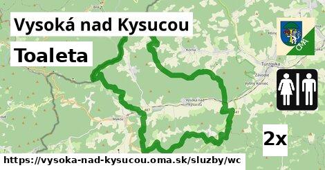 Toaleta, Vysoká nad Kysucou