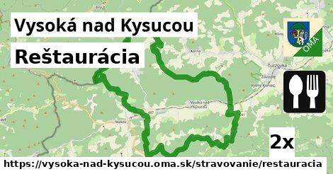 Reštaurácia, Vysoká nad Kysucou