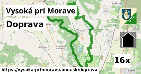 doprava v Vysoká pri Morave