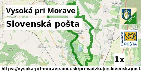 Slovenská pošta, Vysoká pri Morave