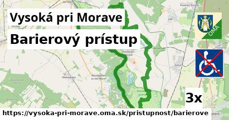 Barierový prístup, Vysoká pri Morave