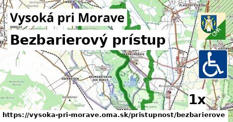Bezbarierový prístup, Vysoká pri Morave