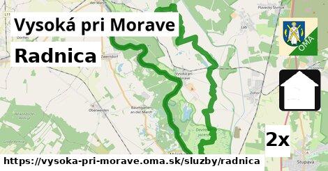 Radnica, Vysoká pri Morave