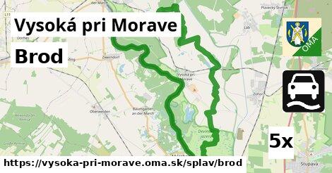 Brod, Vysoká pri Morave