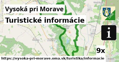 Turistické informácie, Vysoká pri Morave