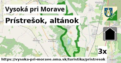 Prístrešok, altánok, Vysoká pri Morave