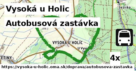 Autobusová zastávka, Vysoká u Holic