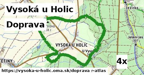 doprava v Vysoká u Holic