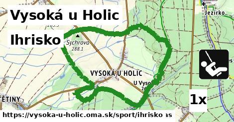 ihrisko v Vysoká u Holic