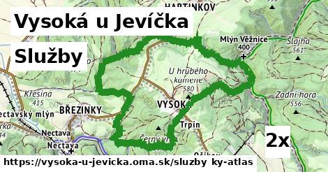 služby v Vysoká u Jevíčka