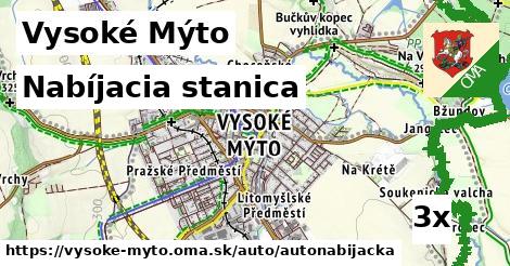 nabíjacia stanica v Vysoké Mýto