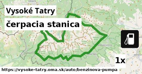 čerpacia stanica, Vysoké Tatry