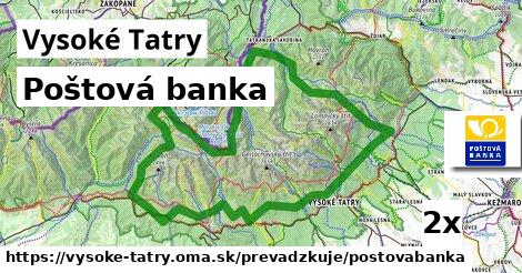 Poštová banka v Vysoké Tatry