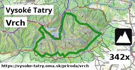 vrch v Vysoké Tatry