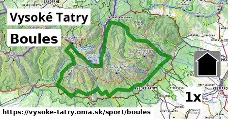 Boules, Vysoké Tatry