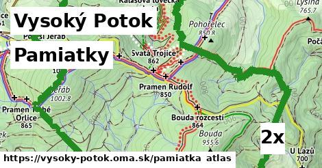 pamiatky v Vysoký Potok