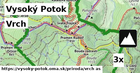 Vrch, Vysoký Potok