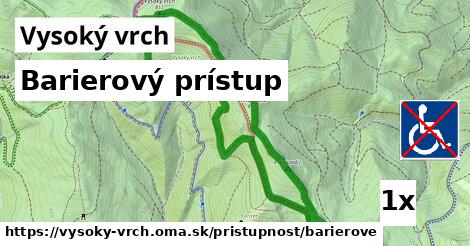 Barierový prístup, Vysoký vrch