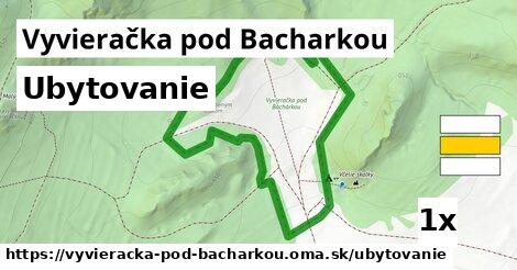 ubytovanie v Vyvieračka pod Bacharkou