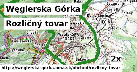 rozličný tovar v Węgierska Górka