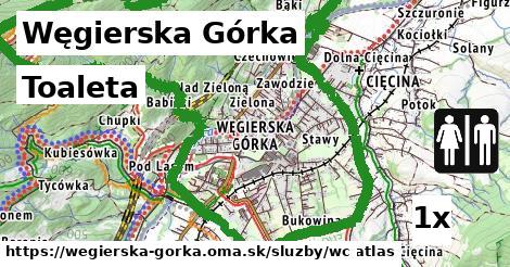 toaleta v Węgierska Górka