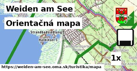 Orientačná mapa, Weiden am See