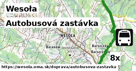 Autobusová zastávka, Wesoła